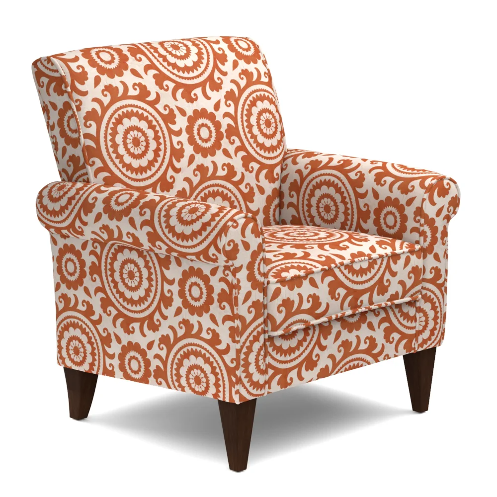

Armchair, Orange Medallion