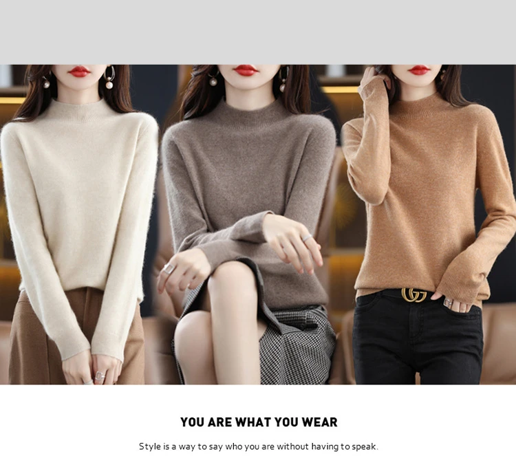 

Round Neck Sweater Women's Clothing Autumn Pullover Woman Coats new in warm Winter 2022 knitwears korean fashion vintage clothes