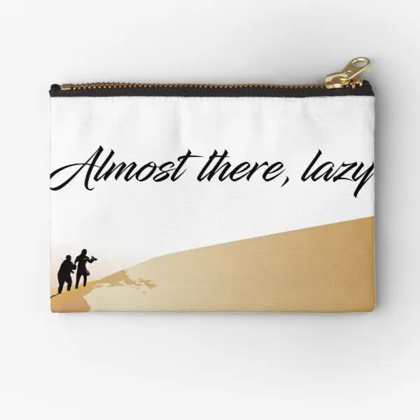 

Almost There Lazy Zipper Pouches Wallet Panties Women Money Underwear Socks Coin Pure Storage Bag Key Pocket Packaging Cosmetic