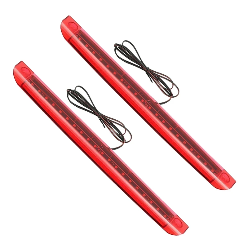

2X Universal Car Motorcycle Red 12V 20 LED 3RD High Mount Brake Tail Stop Light