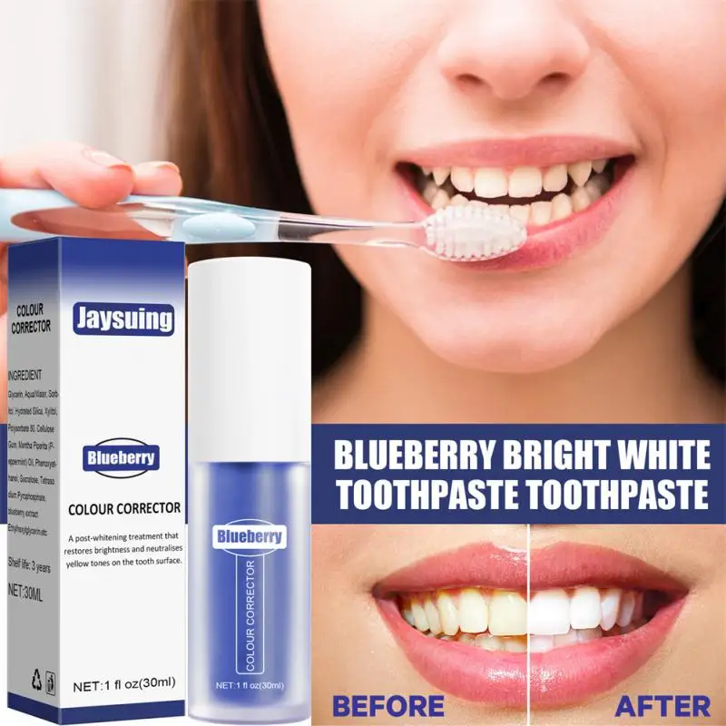 

Teeth Whitening Soda Toothpaste Cleaning Bright Teeth Removal Plaque Stains Breath Freshen Fruit Tooth Paste Oral Hygiene Care