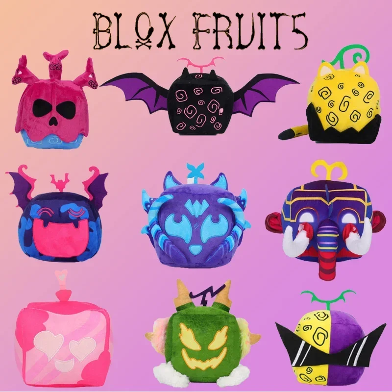 Blox Fruits 4 7-дюймовая Плюшевая Игрушка Мягкая Хлопковая Подушка В Форме Фруктов Из