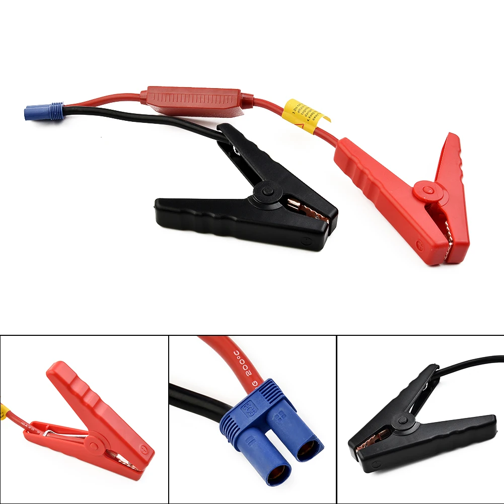 

Vehicle Emergency Start Car Jump Starter Air Booster Charger Leads Strong Alligator Clamp Clip For Car Jump Portable Starters