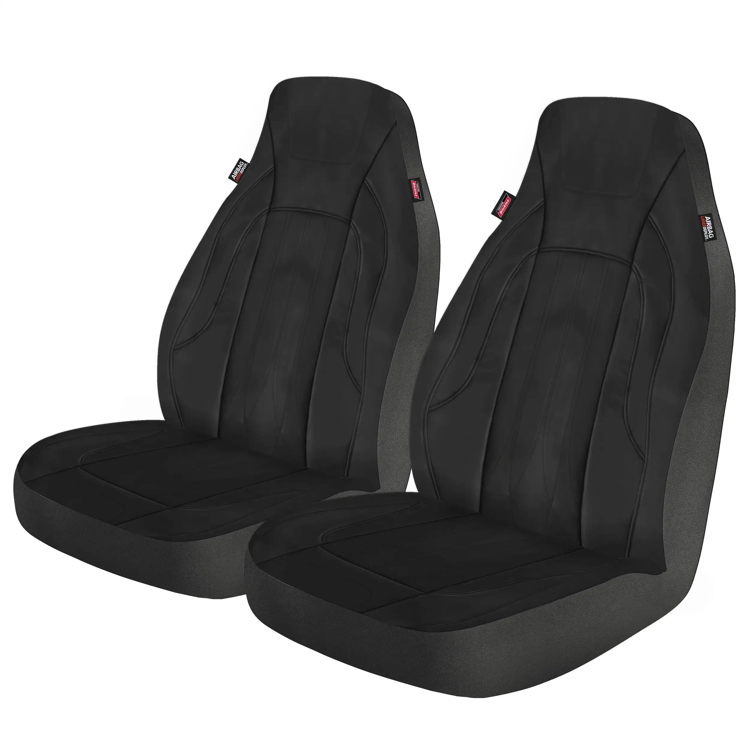 

Classic 2 Piece High Back Car Seat Covers Black, 40218WDI