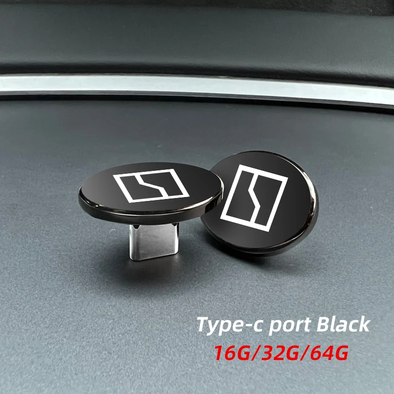 

1 шт., автомобильный мини-флеш-накопитель Type-C/USB-накопитель для Zeekr X 001, 009, 2022, 2023, 2024, Al, 16 ГБ, 32 ГБ, 64 ГБ, автомобильные аксессуары