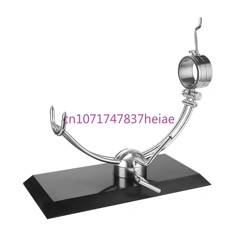 

ES Espana Spain Spanish 5J Ham Holder Rack Stand Display Shelf Stainless Steel High Quality Marble 360 Degree Rotation Tool Gift