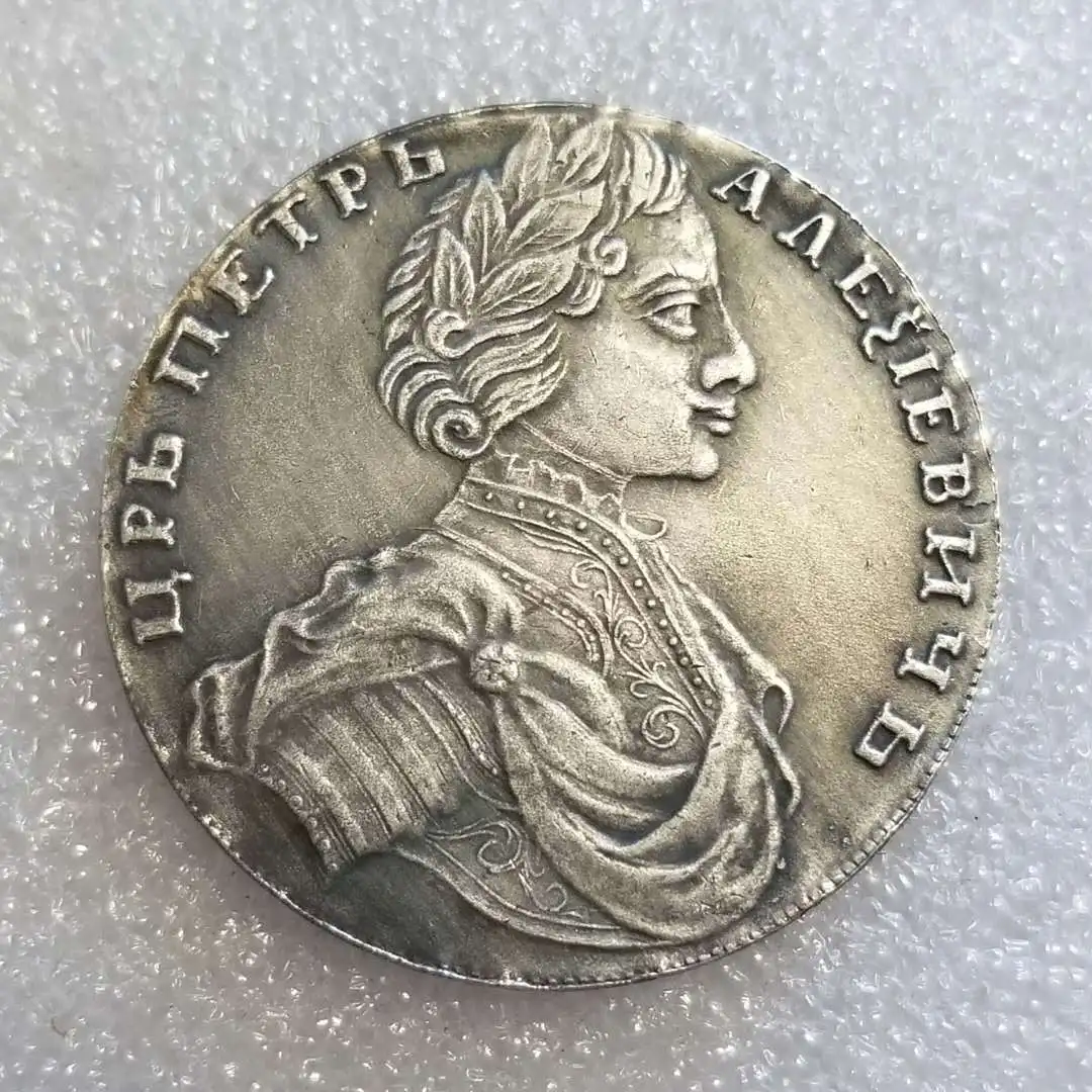 

Россия 1712 винтажные золотые и серебряные монеты, домашний декор, монеты на удачу, волшебные коллекционные предметы, альбом, монеты, рождеств...