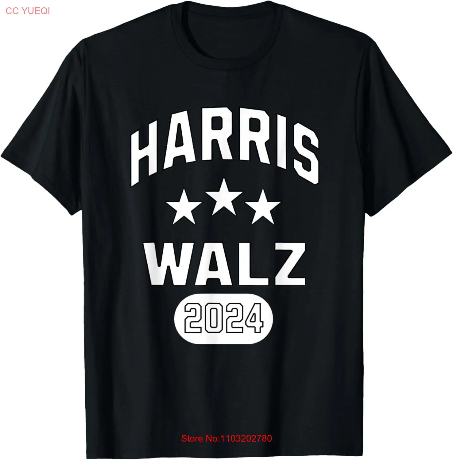 Футболка Harris Walz 2024 for President Stars Камала Харрис Тим Уолз