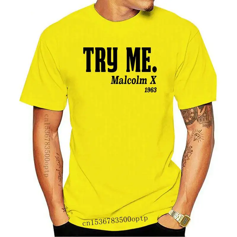 

Malcolm X Black History Black Lives Matter Black Womens T Shirt Print Spring Round Neck Tshirt Female Cotton Slim Lady T Shirt