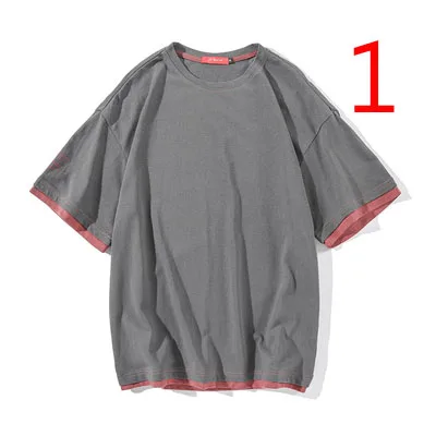 

2022 summer new Korean version of the wild round neck ice silk half-sleeved shirt large size bottoming shirt