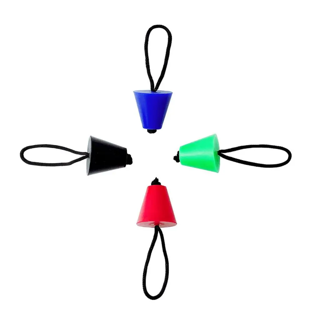 

4x Silicone Kayak Canoe Drain Hole Cone Stopper Marine Boat Dinghy Scupper Plug