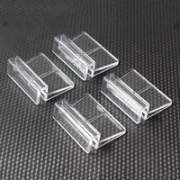 2022jmt hot sale 4pcs clear aquarium fish tank plastic clips glass cover support holders wholesale 68mm