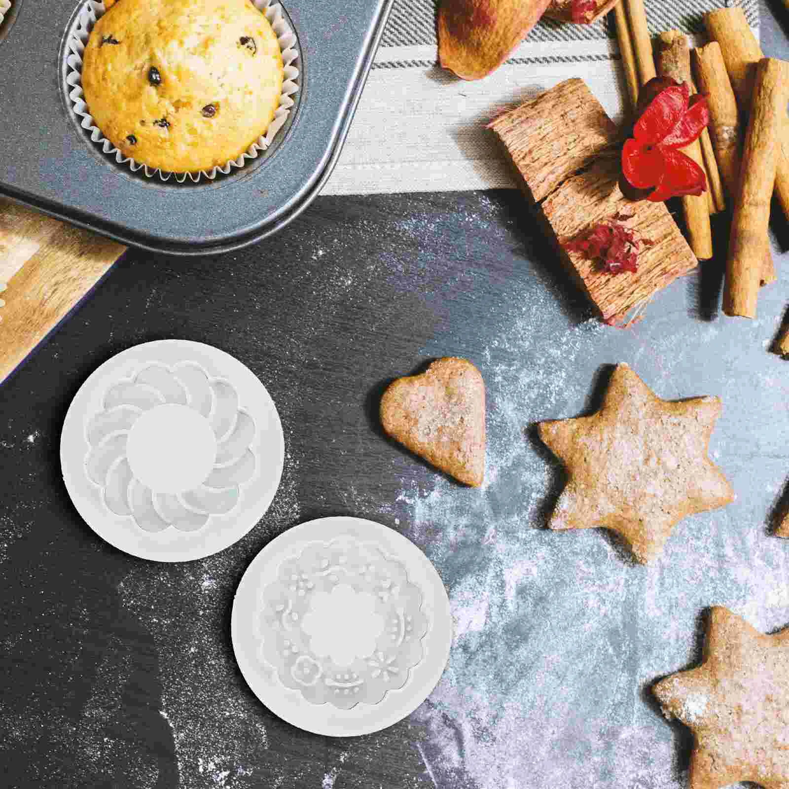 4 шт. клейкие формы в форме цветка трафареты для выпечки печенья изготовление