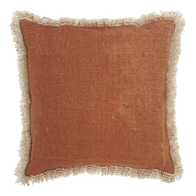 

Styles Distressed Clay Decorative Throw Pillow , 18"X18" Foot Rest Stool Hallway Ottoman Home Decor Furniture Stool Small Wooden