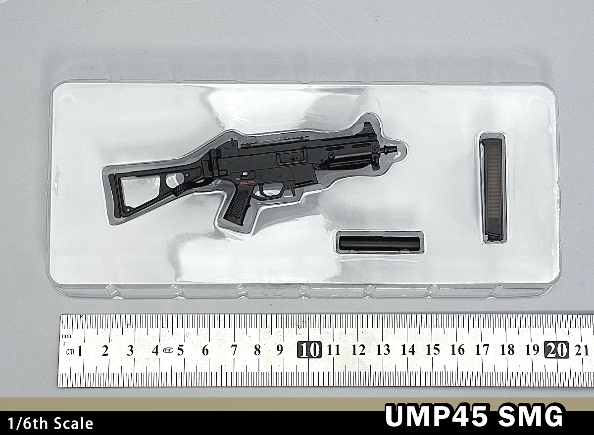 Фото НОВЫЙ масштаб 1/6 UMP45 SMG модель пистолета-пулемета 77027 для 12 дюймов фигурка военного солдата армейская коллекция игрушек №1