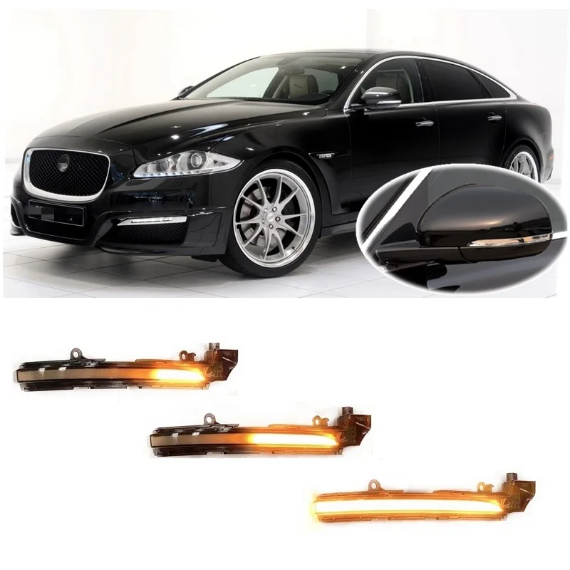 Для Jaguar XJ X351 2010 2011 2012 2013 2015 2016 2017 2018 2019 динамический светодиодный мигающий