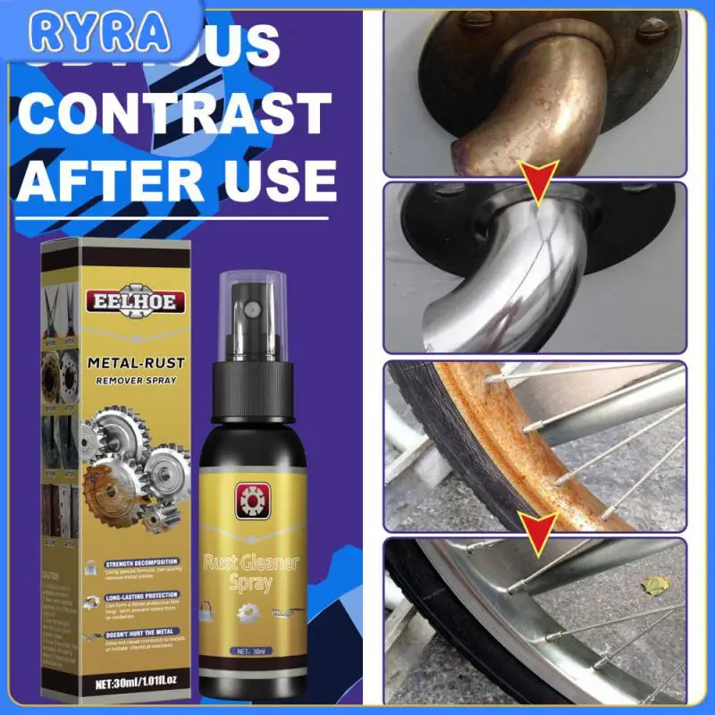 

30/100ml Kitchen Pots Rust Remover Spray Rust Inhibitor Derusting Spray Car Maintenance Cleaning Quickly Car Wheel Rust Remover