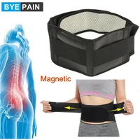 byepain tourmaline self heating magnetic therapy waist support belt lumbar back waist support brace double banded adjustable