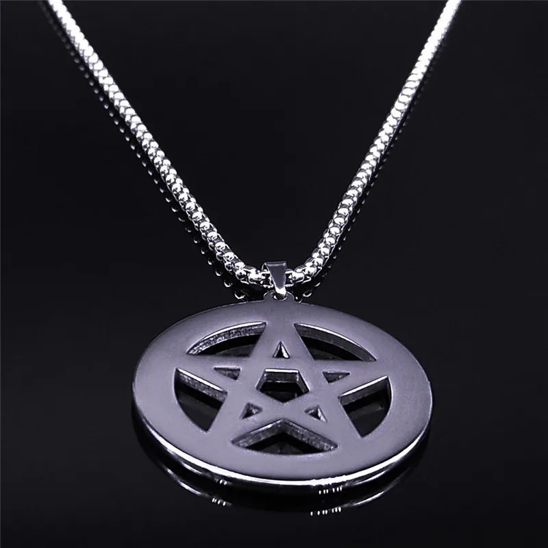 Ожерелье с пентаклем в скандинавском стиле викингов для женщин и мужчин амулет