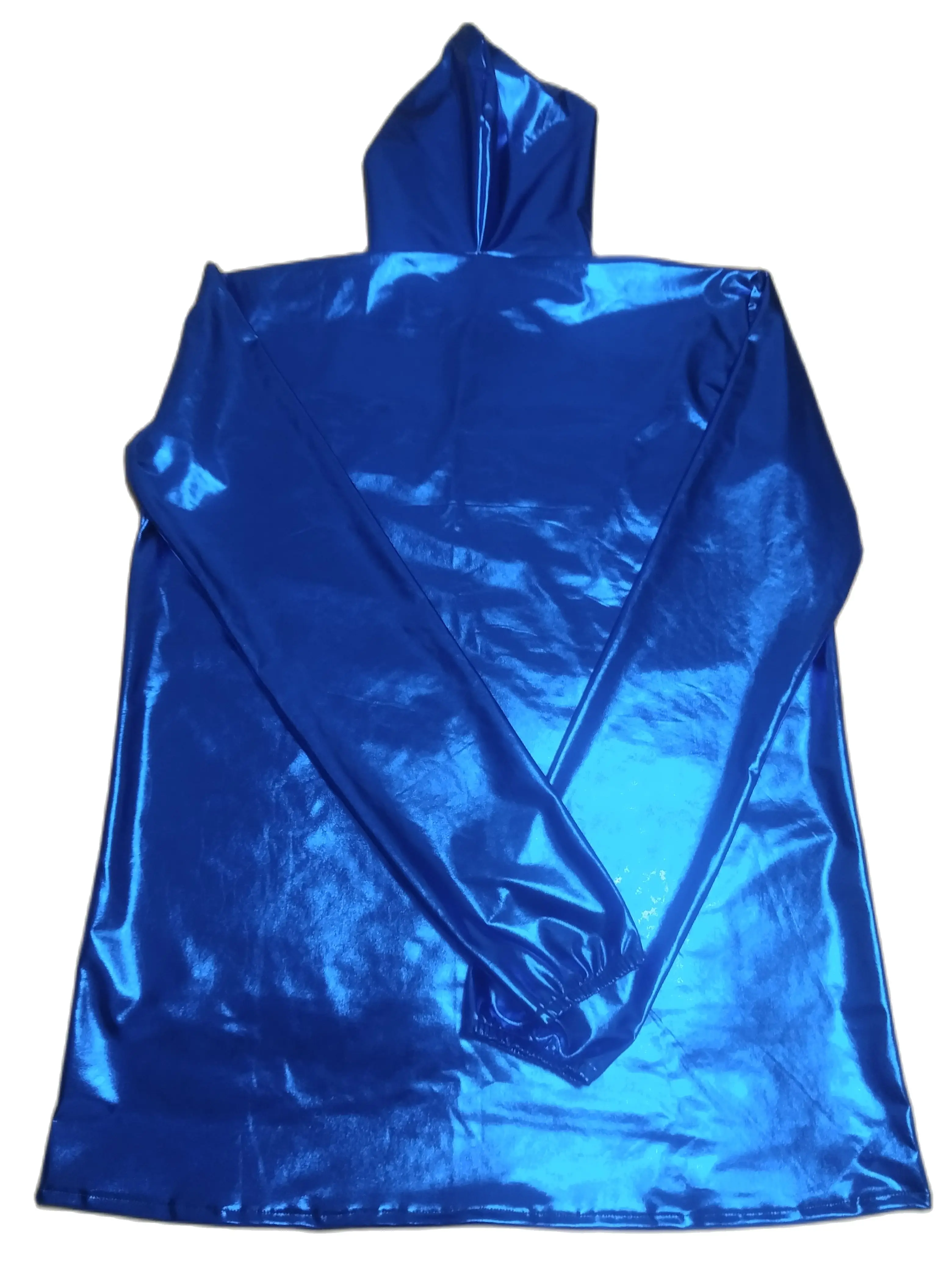 Весенние блестящие тонкие толстовки унисекс из спандекса с металлическим