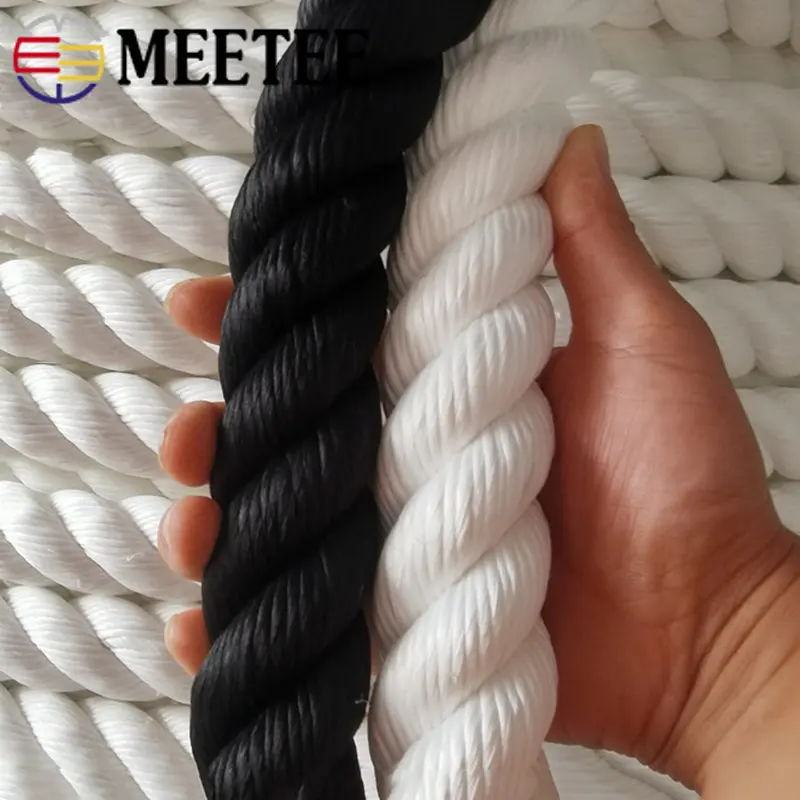 

1 м 25-55 мм толстые полиэфирные шнуры высокопрочная витая веревка Tug of-war Открытый Нейлоновый плетеный шнур DIY текстильные аксессуары