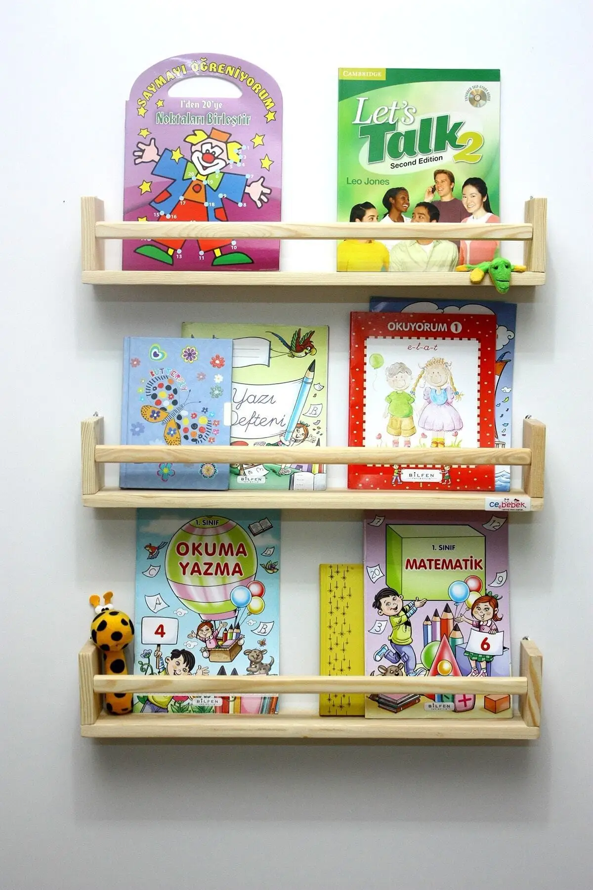 3 шт. настенные деревянные полки для детской комнаты 60 см |