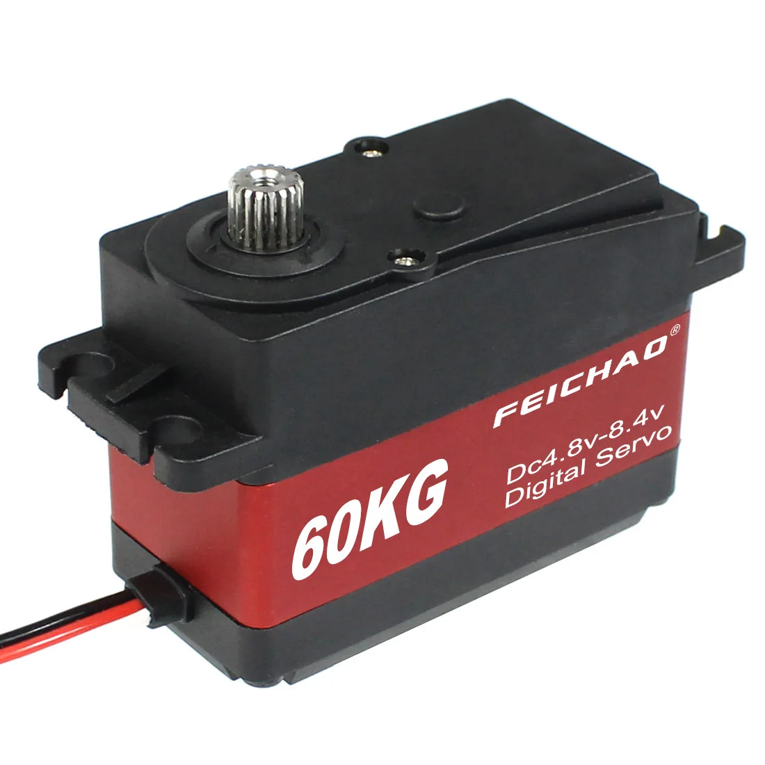 Сервопривод с металлической шестерней 6 В-8 4 в 60 кг цифровой сервопривод высоким