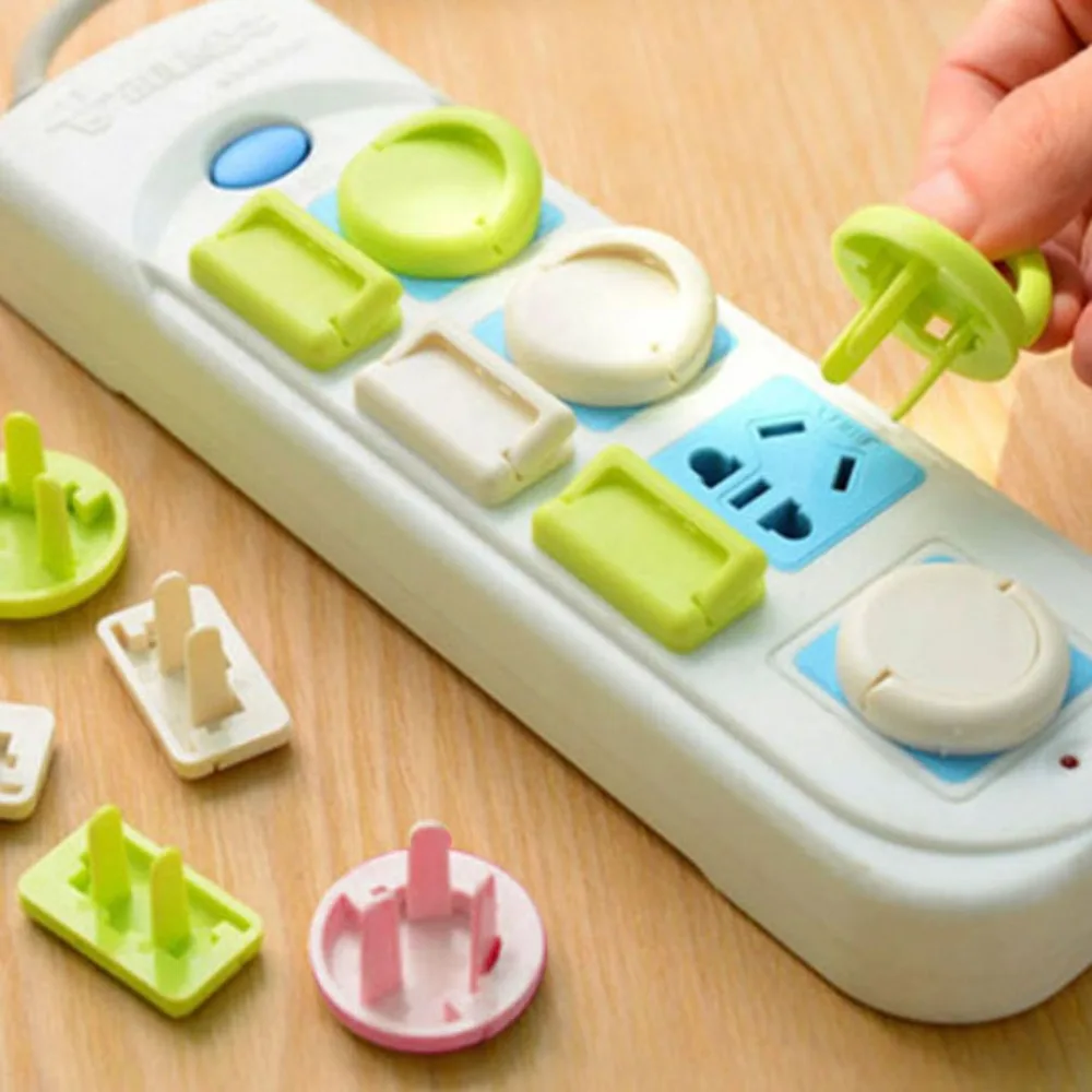 

20 шт., пластиковые электрические розетки для защиты от детей