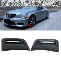 new front side air insert vent duct cover trim carbon fiber styling for mercedes benz w204 c63 amg 2012 2014
