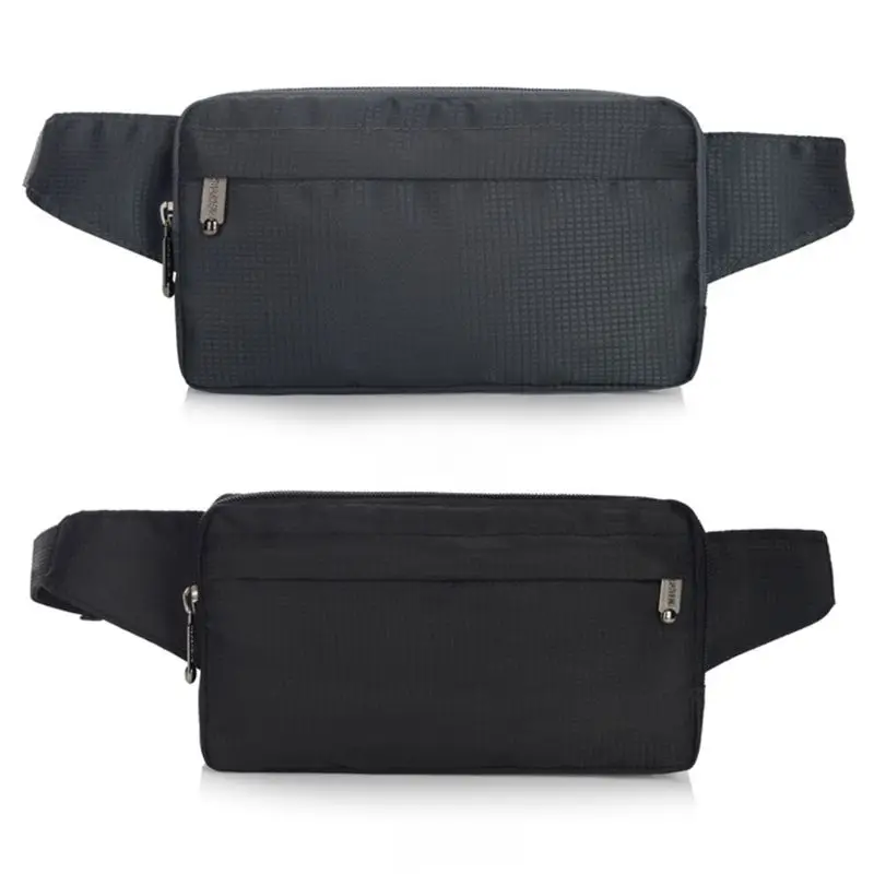 

Men Nylon Belt Bum Waist Phone Pouch Fanny Pack Crossbody Shoulder Sport Zip Bag