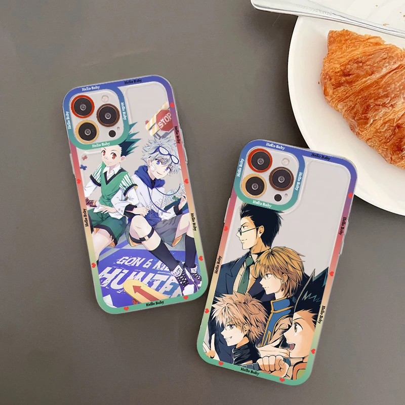

Cute Hunter X Hunter Phone Case For iPhone 14 13 12 11 Pro Max XS X XR SE 2020 6 7 8 Plus Mini Protective Cover