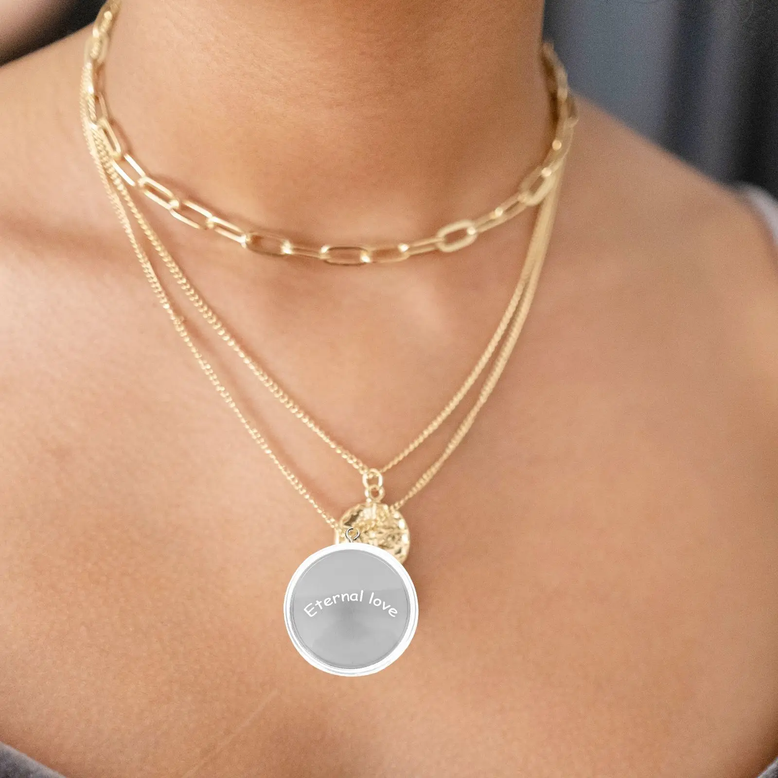 Blanks Round Engraving Blanks Coins Metal Stamping Challenge Charms Threaded Edged Tags Engravable Copper Jewelry Discs