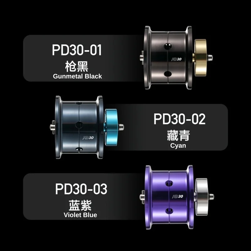 Модифицированная шпуля PYL PD30 для Daiwa 1925 STEEZ CT SV 19 ALPHAS CT SV700, титановая, неглубокая, подходит для флюорокарбоновой и нейлоновой лески. (art.: 3920dc73ee0a3) - 3920dc73ee0a3