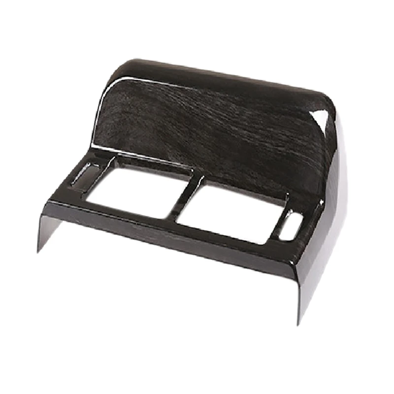

ABS Black Wood Grain Car Interior Rear Air Outlet Frame for 2020 Land Rover Range Rover Evoque Accessories