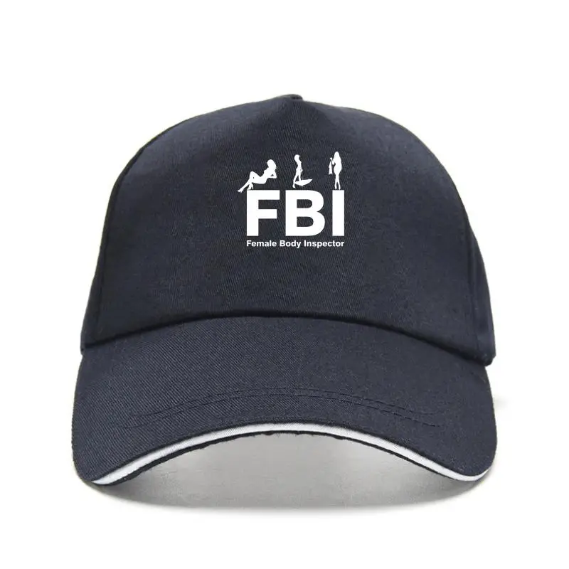 Funny Baseball Cap FBI Male Body Inspector Club Party Bill Hats Men Bill Hat