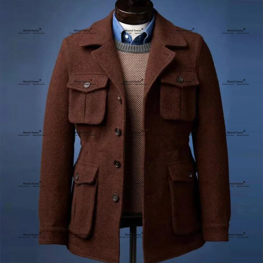 Мужские костюмы в стиле сафари однобортные пиджаки для выпускного вечера