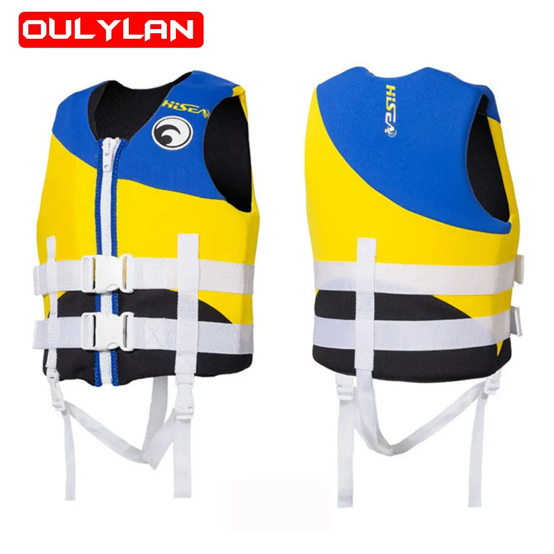 

Oulylan New Outdoor Rafting Life Jacket for Children Life Vest Swimming Snorkeling Wear Fishing Suit Professional Drifting Suit