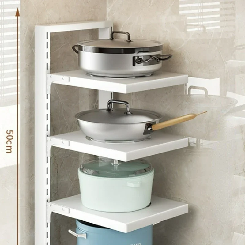 

Металлическая вертикальная полка для кастрюль