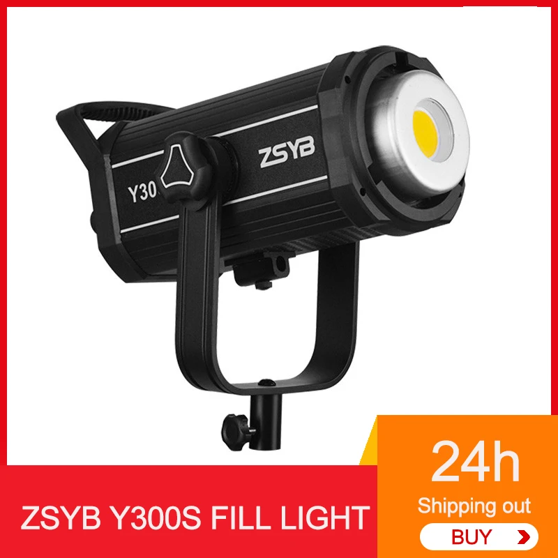 

ZSYB Y300S Fill Light For Live Studio 300W 3200K-5600K Professional Photo Studio Spotlight Photography Lighting LED Lights
