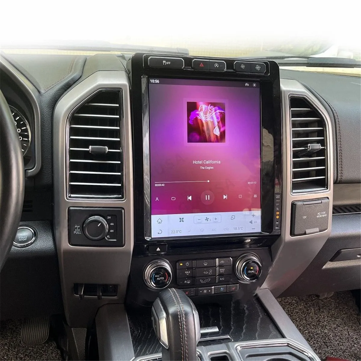12 1 дюймов Android 8 + 128 Гб для Ford F150 F250 2015 - 2021 Tesla Style Автомобильный GPS-навигатор