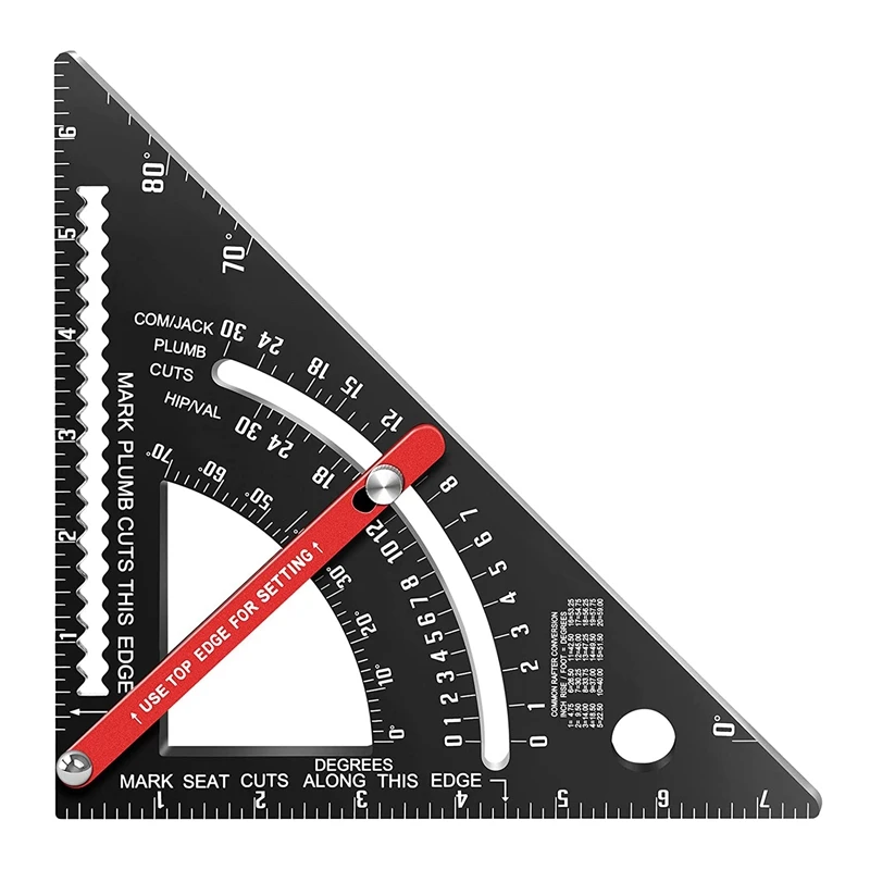 

7 Inch Framing Carpenter Square Woodworking Square Tool Carpenter Layout Aluminium Alloy
