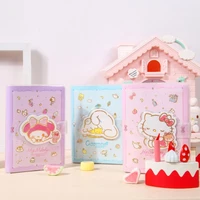 anime sanrio notebook my melody kuromi cinnamoroll accessories cute beauty cartoon diary study work student toys for girls gift