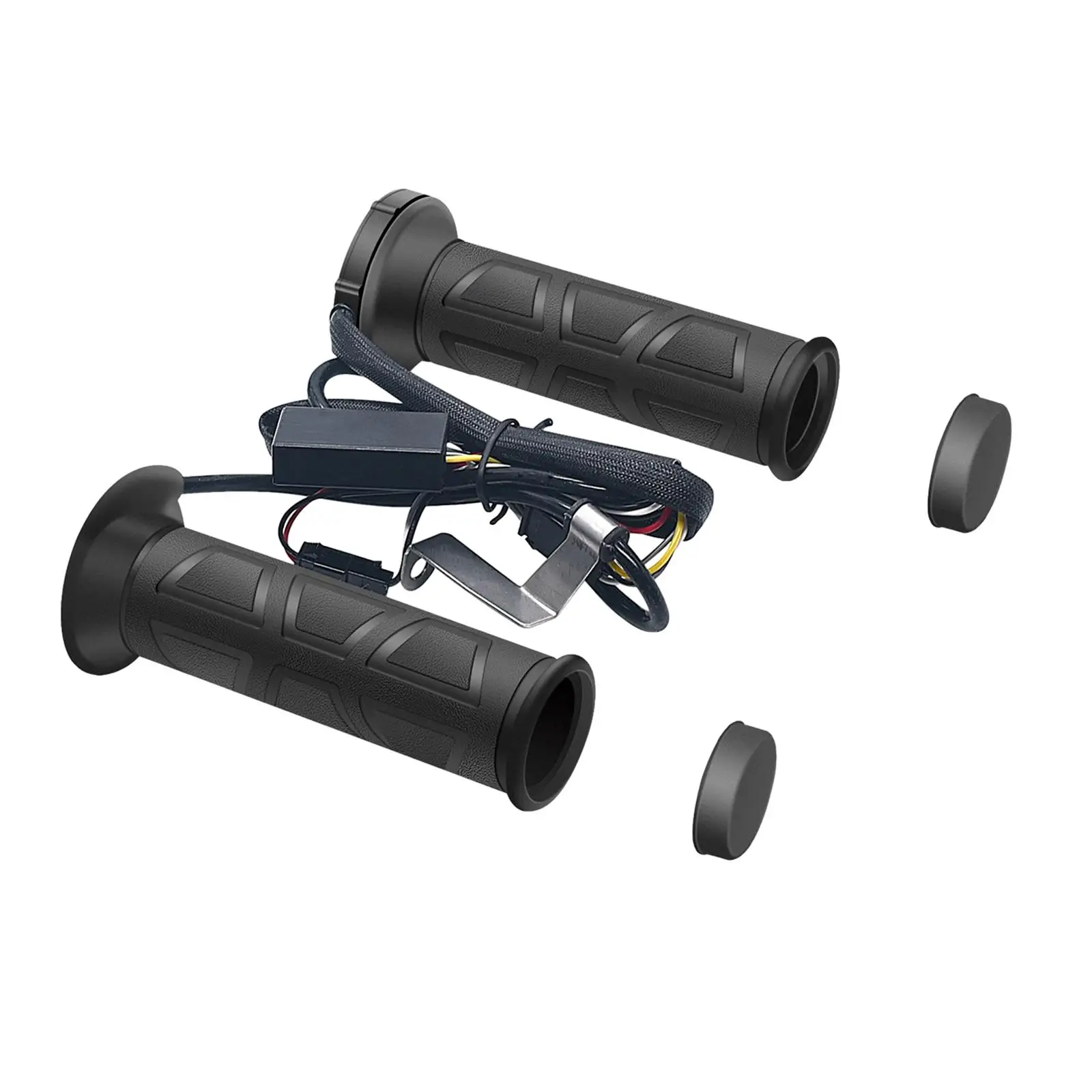 

Heated Motorcycle Grips Easy to Install Durable Temperature Adjustable 7/8''