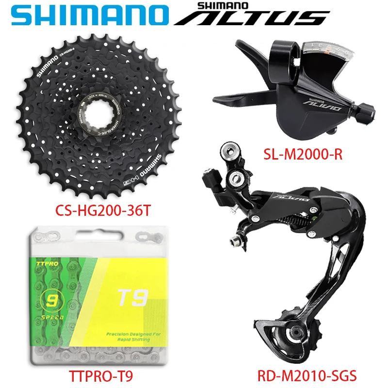 Кассета SHIMANO Tourney HG200 11-32/34/36T для горного велосипеда АЛТУС задний переключатель