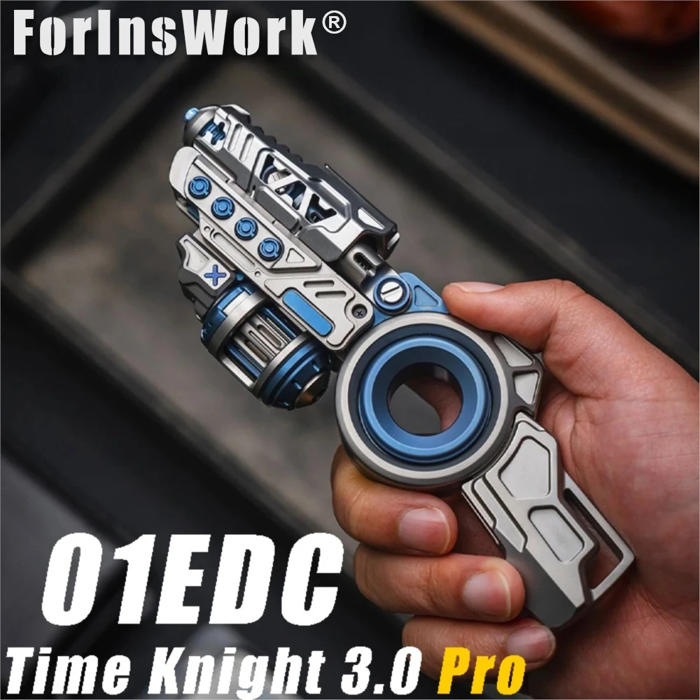 Фото 01EDC Time Knight 3.0 Pro Многофункциональная игрушка-гаджет для снятия стресса, крутые игрушки-фиджеты, слайдер №1