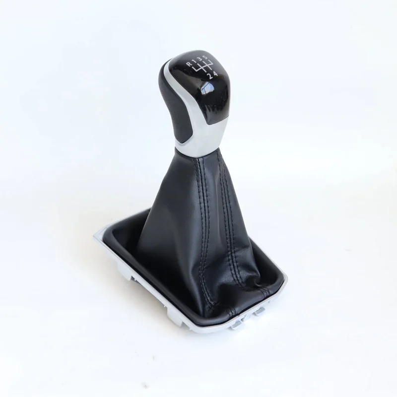 

Новая ручная 5 6-скоростная ручка переключения передач, рычаг переключения передач, кожаный чехол для Volkswagen Tiguan 5NB 711113 Ф