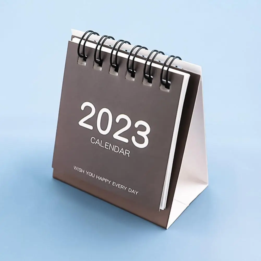 

Daily Schedule Eco-friendly July 2022 to December 2023 Mini Desk Calendar for Home