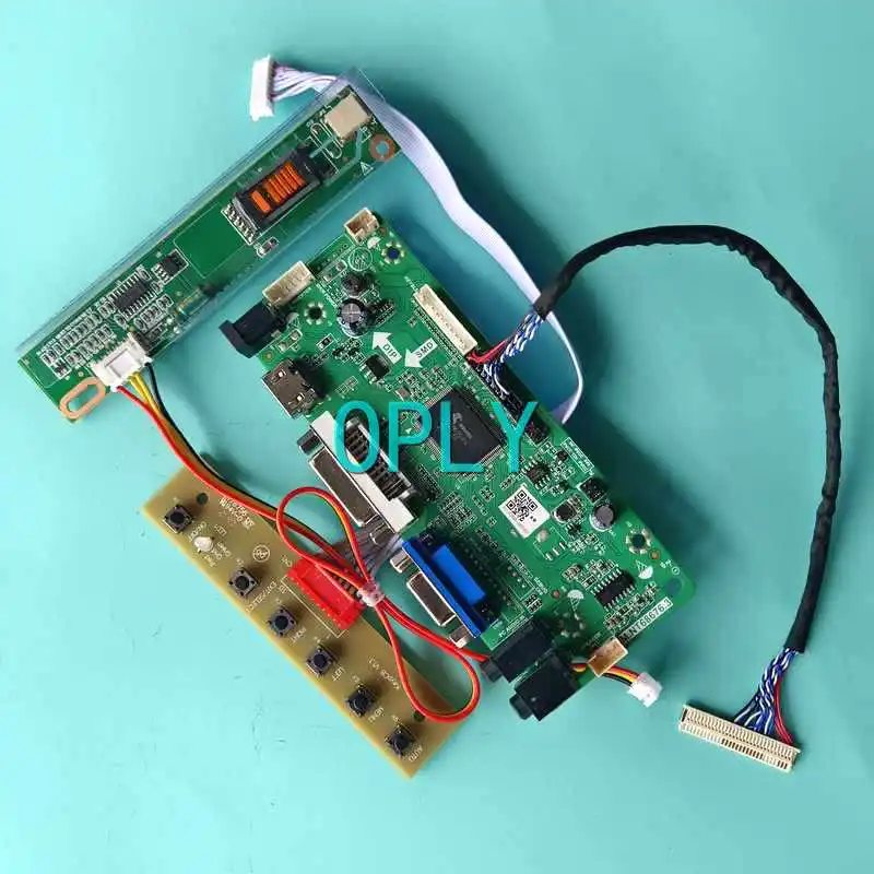 

LCD Display Panel Controller Board Fit LP141WX3-TLB1/TLA4/TLN1/TLP2 VGA DVI HDMI-Compatible Kit 1CCFL 1280*800 14.1" 30 Pin LVDS