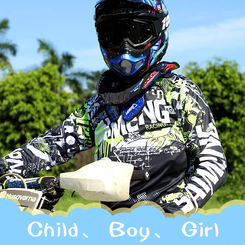 

Джерси для мотокросса, гоночный горный велосипед, детская одежда для студентов, мальчиков, девочек, эндуро, мотоцикл Flexair Moto 2022 Новинка