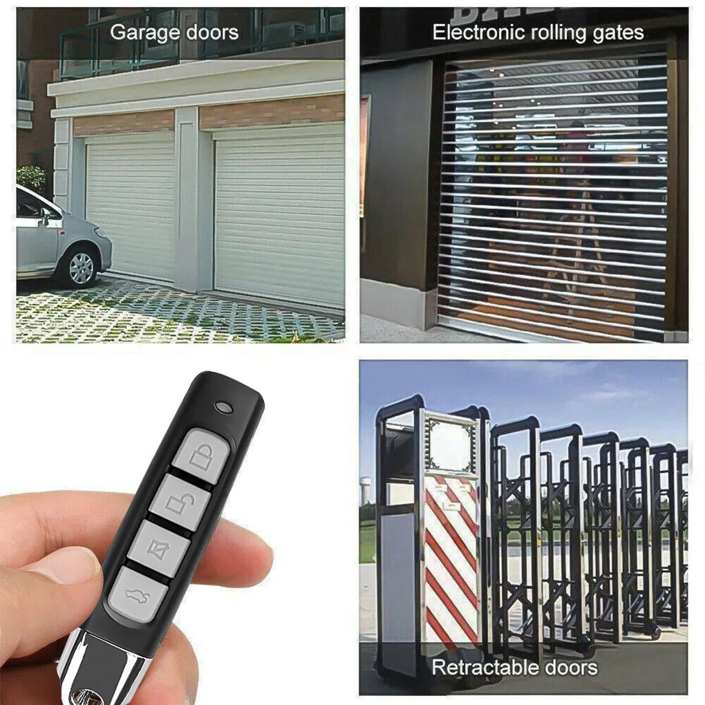 

433Mhz Garage Door Remote Control Key Duplicator Home Rolling shutter Door Control Key Code Scanner Clone